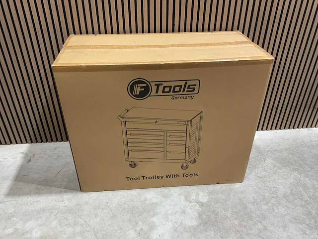 Ftools tool trolley black & red gereedschapswagen - afbeelding 24 van  76