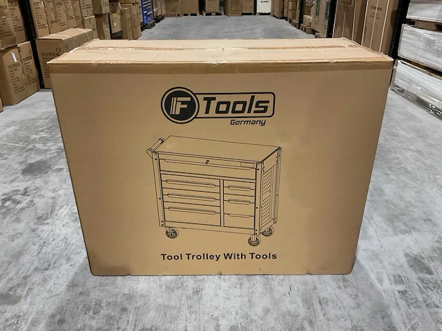 Ftools tool trolley black & red gereedschapswagen - afbeelding 61 van  76