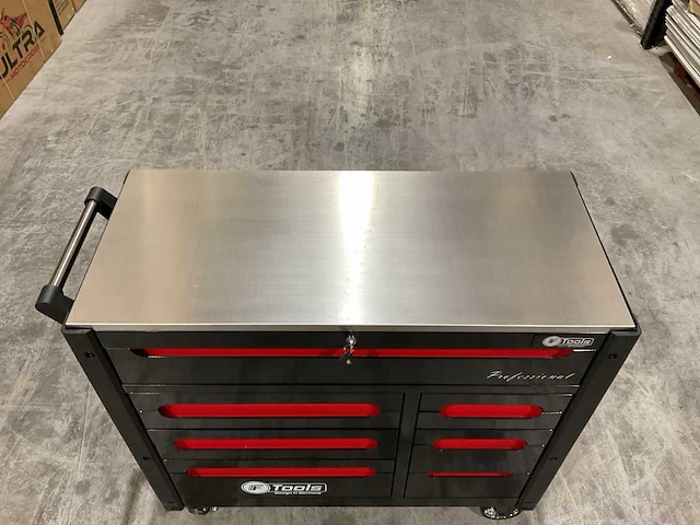 Ftools tool trolley black & red gereedschapswagen - afbeelding 64 van  76