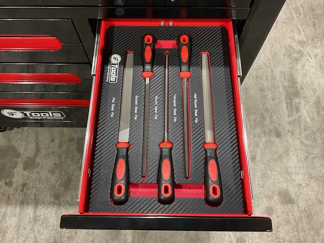 Ftools tool trolley black & red gereedschapswagen - afbeelding 73 van  76