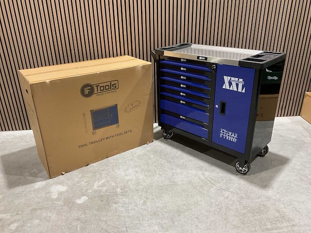 Ftools tool trolley with tool sets gereedschapswagen - afbeelding 15 van  61