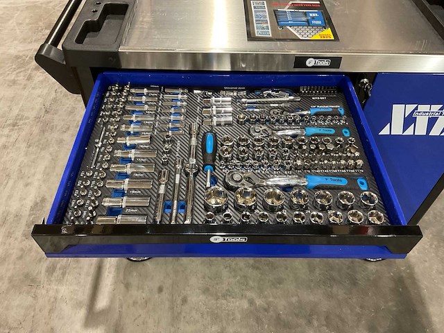 Ftools tool trolley with tool sets gereedschapswagen - afbeelding 6 van  61