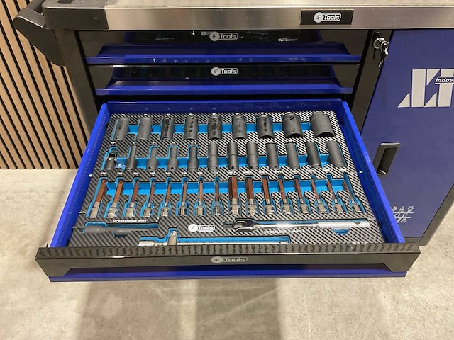 Ftools tool trolley with tool sets gereedschapswagen - afbeelding 30 van  56