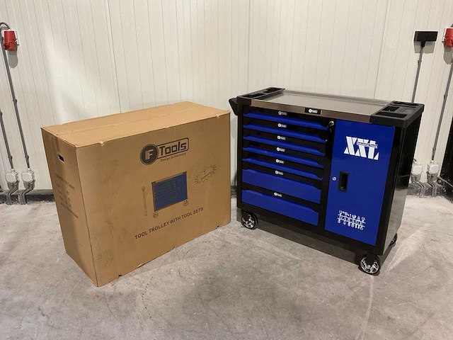 Ftools tool trolley with tool sets gereedschapswagen - afbeelding 9 van  28