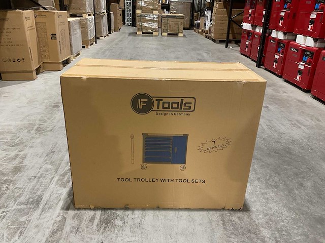 Ftools tool trolley with tool sets gereedschapswagen - afbeelding 6 van  14