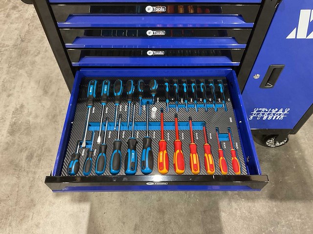 Ftools tool trolley with tool sets gereedschapswagen - afbeelding 10 van  61