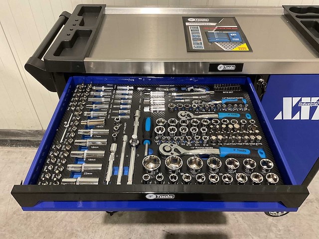 Ftools tool trolley with tool sets gereedschapswagen - afbeelding 50 van  61