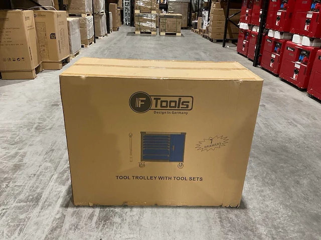 Ftools tool trolley with tool sets gereedschapswagen - afbeelding 12 van  61