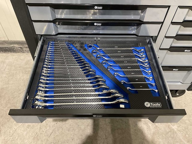 Ftools tool trolley with tools black & grey gereedschapswagen - afbeelding 63 van  73