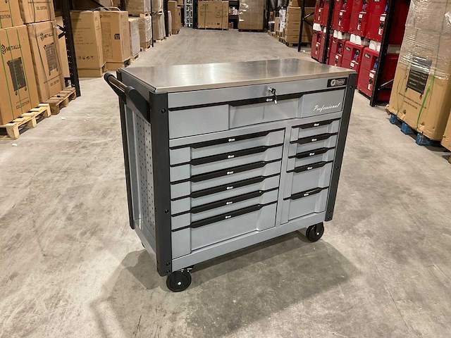 Ftools tool trolley with tools black & grey gereedschapswagen - afbeelding 56 van  73