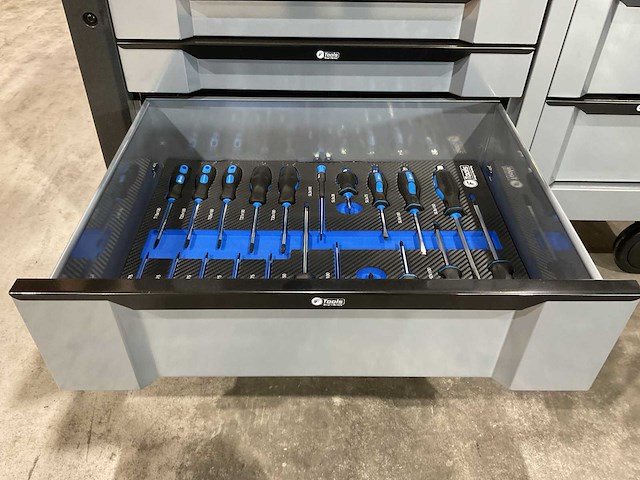 Ftools tool trolley with tools black & grey gereedschapswagen - afbeelding 16 van  73