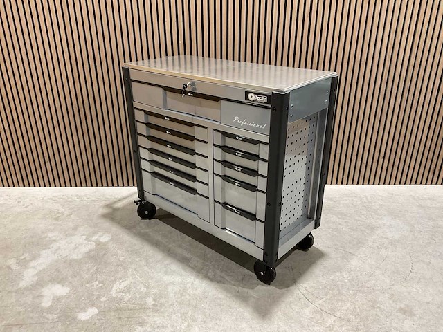 Ftools tool trolley with tools black & grey gereedschapswagen - afbeelding 13 van  52