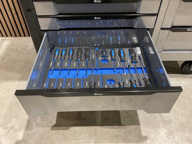 Ftools tool trolley with tools black & grey gereedschapswagen - afbeelding 25 van  52