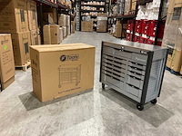 Ftools tool trolley with tools black & grey gereedschapswagen - afbeelding 1 van  64