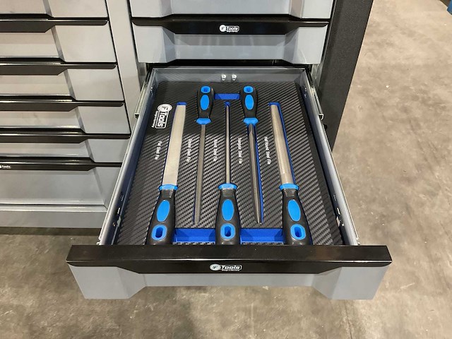 Ftools tool trolley with tools black & grey gereedschapswagen - afbeelding 3 van  57