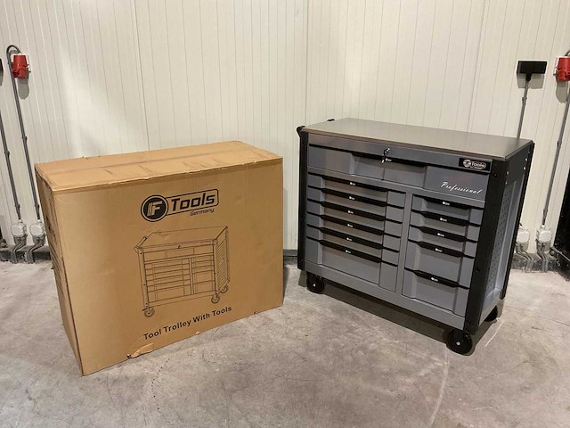Ftools tool trolley with tools black & grey gereedschapswagen - afbeelding 35 van  60