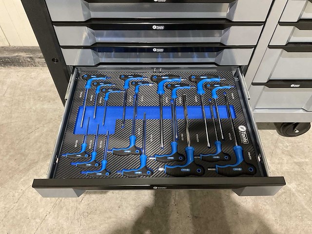 Ftools tool trolley with tools black & grey gereedschapswagen - afbeelding 60 van  63