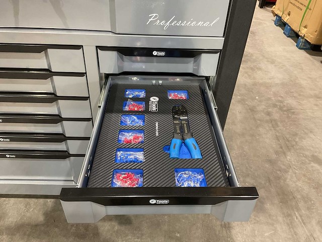 Ftools tool trolley with tools black & grey gereedschapswagen - afbeelding 7 van  73