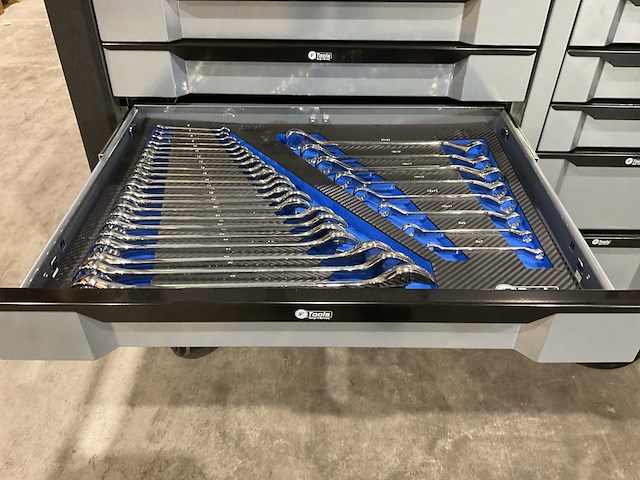 Ftools tool trolley with tools black & grey gereedschapswagen - afbeelding 10 van  73
