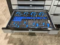 Ftools tool trolley with tools black & grey gereedschapswagen - afbeelding 14 van  73
