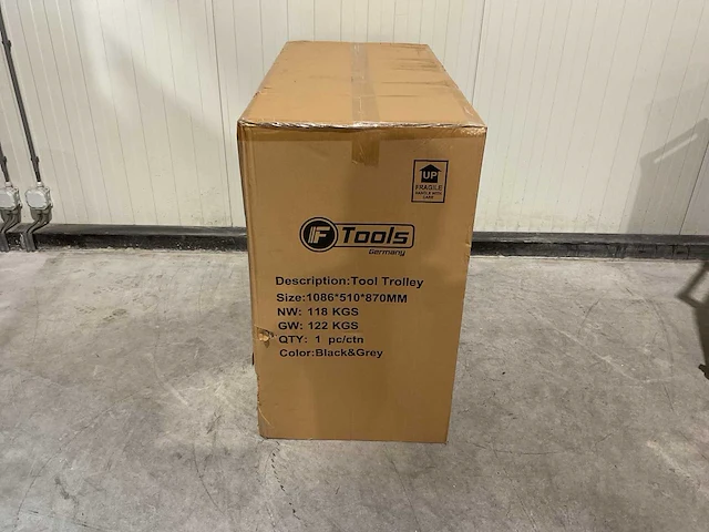 Ftools tool trolley with tools black & grey gereedschapswagen - afbeelding 48 van  73