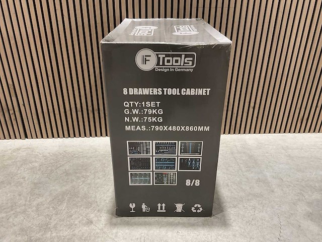 Ftools xxl 8/8 ft3007 gereedschapswagen - afbeelding 19 van  67