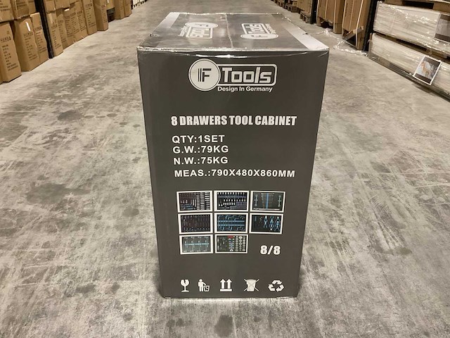Ftools xxl 8/8 ft3007 gereedschapswagen - afbeelding 23 van  66