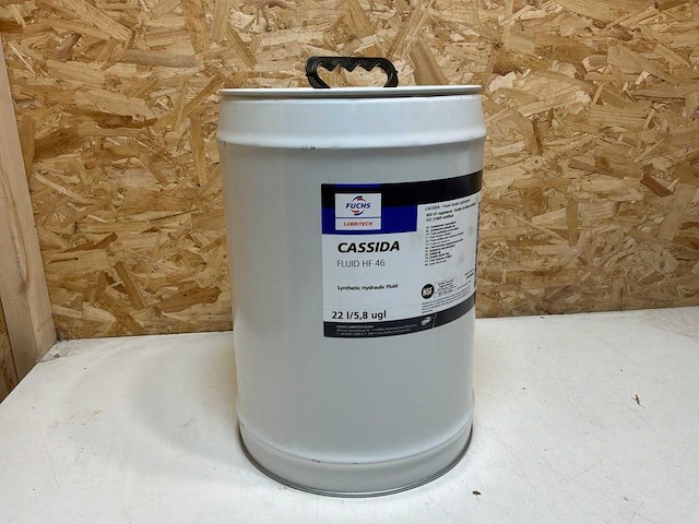 Fuchs cassida hf 46 synthetische hydrauliek olie 22l - afbeelding 1 van  1