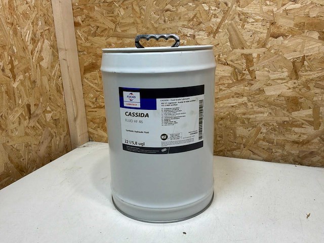 Fuchs cassida hf 46 synthetische hydrauliek olie 22l - afbeelding 1 van  2
