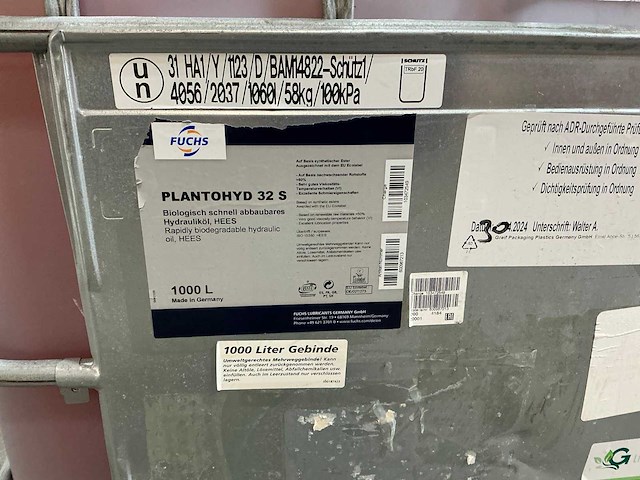 Fuchs plantohyd 32s hydraulic hydraulic - afbeelding 5 van  8