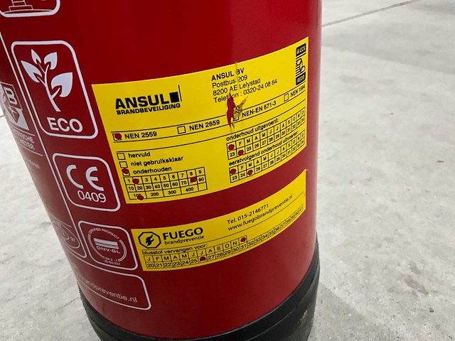 Fuego brandblussers (4x) - afbeelding 4 van  6