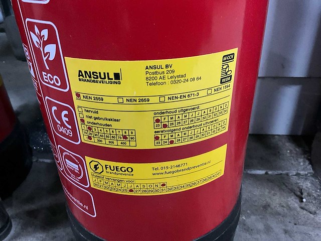 Fuego brandblussers (4x) - afbeelding 5 van  6