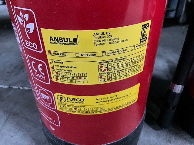 Fuego brandblussers (4x) - afbeelding 6 van  6