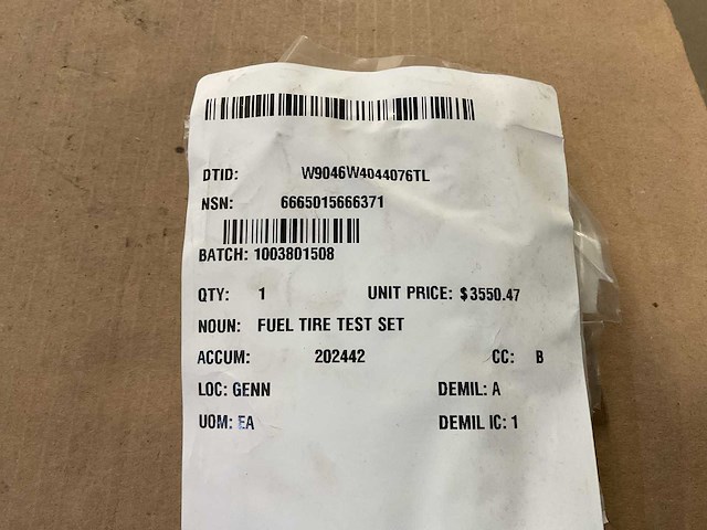 Fuel tire test set - afbeelding 4 van  4