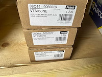 Fuhr - vts960ne - deurgrendel, ts960n, voor ronde stang, boutdiameter 24 mm, aluminium zilver, geanodiseerd - deurbeslag (3x) - afbeelding 2 van  3