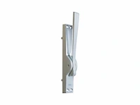 Fuhr - vts960ne - deurgrendel, ts960n, voor ronde stang, boutdiameter 24 mm, aluminium zilver, geanodiseerd - deurbeslag (3x)