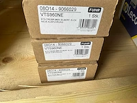 Fuhr - vts960ne - deurgrendel, ts960n, voor ronde stang, boutdiameter 24 mm, aluminium zilver, geanodiseerd - deurbeslag (3x) - afbeelding 2 van  3