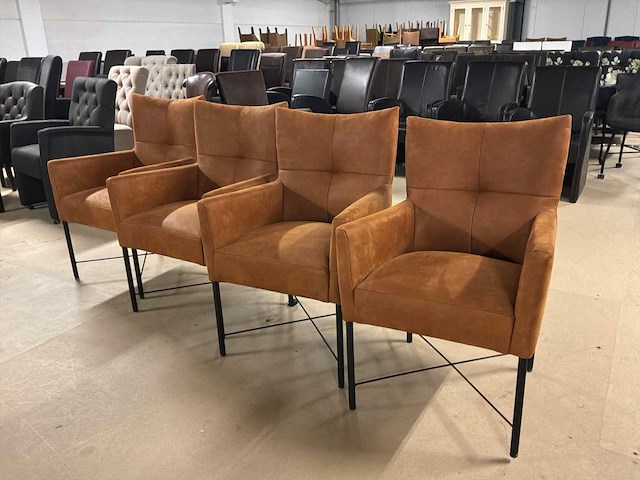 Fuiji eetkamerstoel (4x) - afbeelding 7 van  12