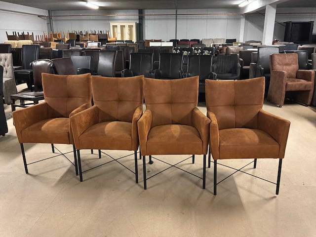 Fuiji eetkamerstoel (4x) - afbeelding 8 van  12