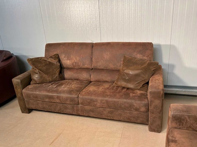 Fuiji leren bankstel - afbeelding 8 van  11