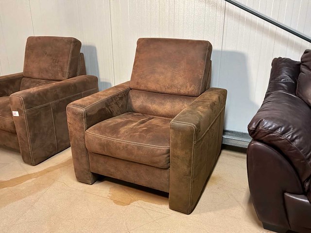 Fuiji leren fauteuil - afbeelding 1 van  7