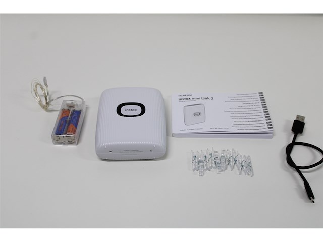 Fujifilm instax mini link 2 mobiele fotoprinter clay white - afbeelding 5 van  5