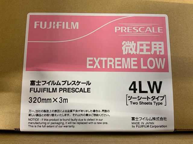 Fujifilm prescale 4lw - 320 mm x 3m pressure indicating film (6x) - afbeelding 1 van  6