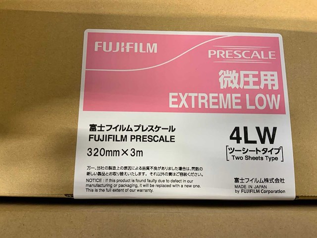 Fujifilm prescale 4lw - 320 mm x 3m pressure indicating film (6x) - afbeelding 6 van  6