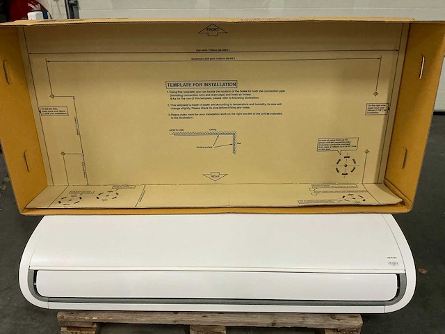 Fujitsu abyg45krta airconditioning binnenunit - afbeelding 9 van  10