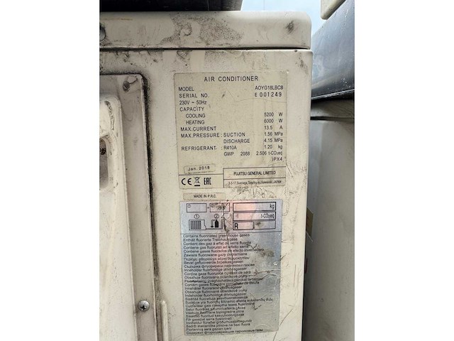 Fujitsu airco binnen+ buiten unit (2x) - afbeelding 3 van  7