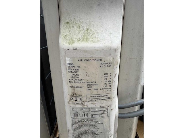 Fujitsu airco binnen+ buiten unit (2x) - afbeelding 5 van  7