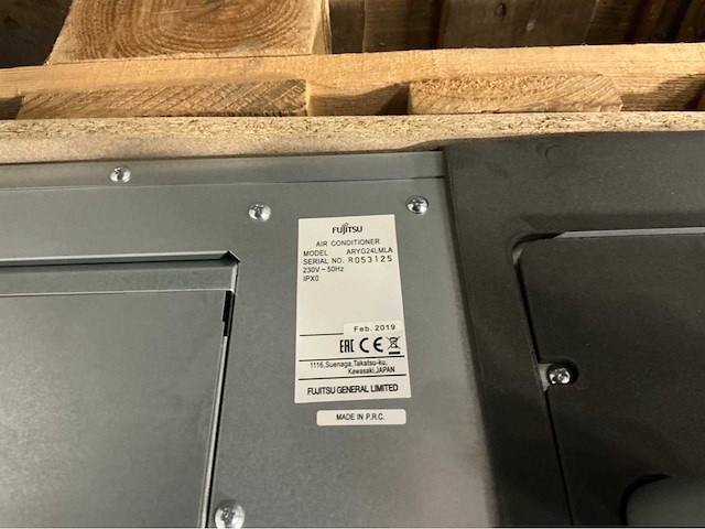 Fujitsu aryg24lmla airconditioning binnenunit - afbeelding 14 van  15