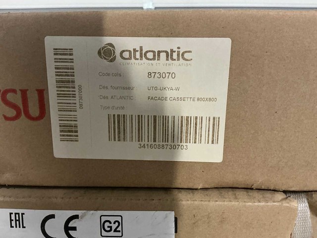 Fujitsu auxg24lrlb airconditioning binnenunit + rooster - afbeelding 13 van  21