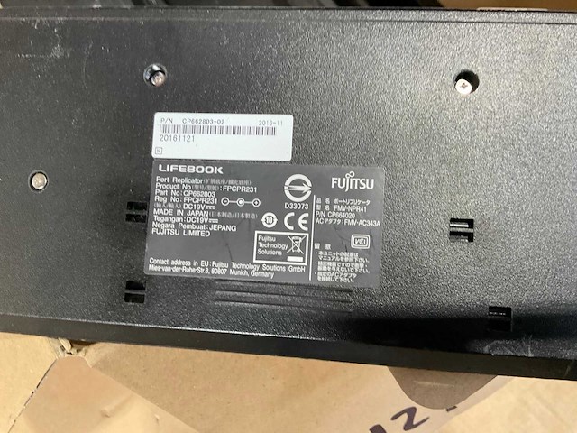 Fujitsu lifebook fpcpr231 dockingstation (12x) - afbeelding 5 van  5